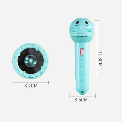 Flashlight Projector for Kids Baby Sleeping Story Book