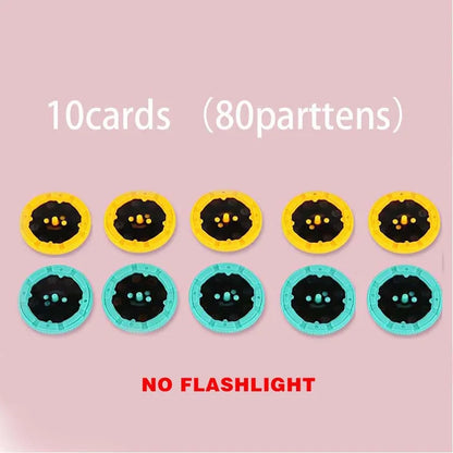 Flashlight Projector for Kids Baby Sleeping Story Book