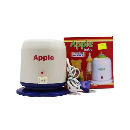 The Apple Baby Bottle Feeder Warmer is designed to safely and quickly warm all types of baby bottles. Perfect for busy parents, it ensures your baby's milk is always at the right temperature.