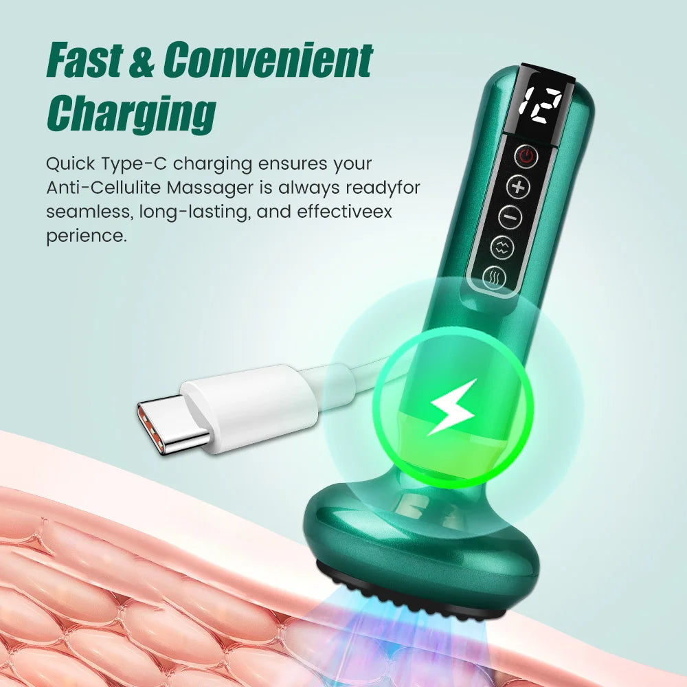 Electric Cupping Massager Vacuum Suction Cup GuaSha