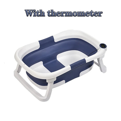 Real-time Temperature Silicone Baby Take A Bath Bathtub