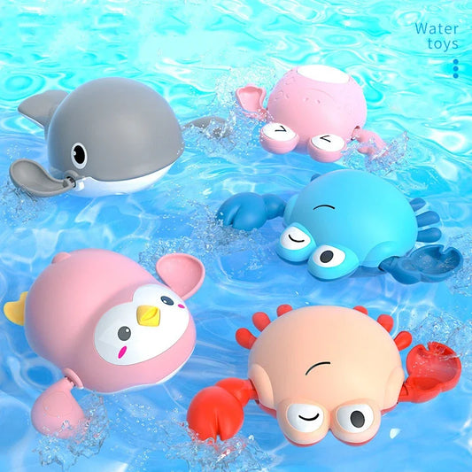 Baby Bath Toys Kids Swimming Clockwork Dolls Pla