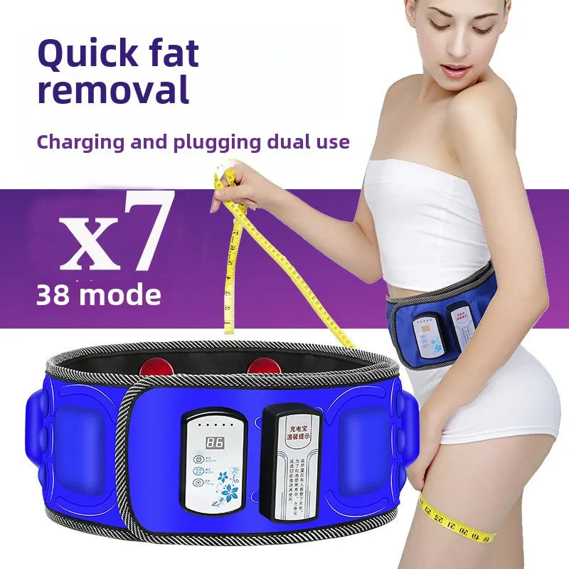 Intelligent Vibration Massage Belt Waist Massager Hot Compress