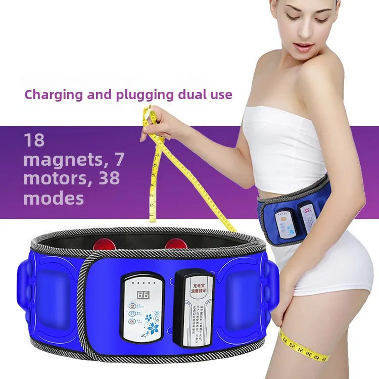Intelligent Vibration Massage Belt Waist Massager Hot Compress