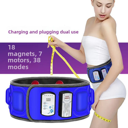 Intelligent Vibration Massage Belt Waist Massager Hot Compress