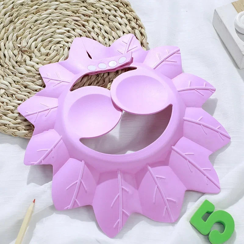 Safe Baby Shower Cap Bath Protection Soft Cap Hat for Baby