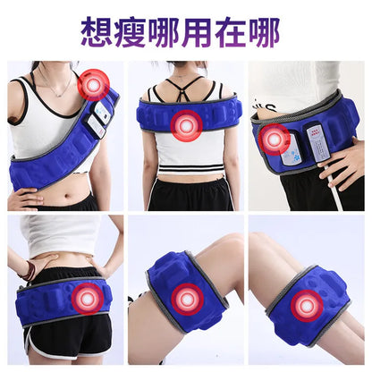 Intelligent Vibration Massage Belt Waist Massager Hot Compress
