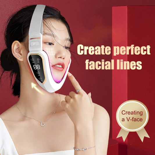Electric V-Facial Beauty Massager, Adjustable Intensity