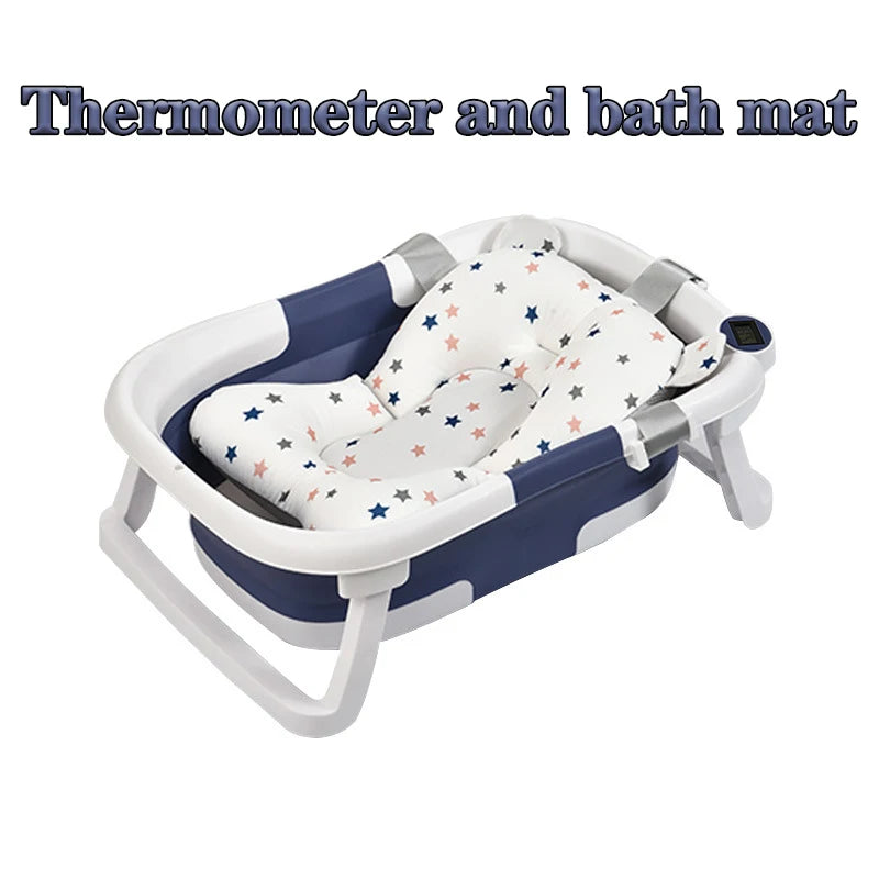 Real-time Temperature Silicone Baby Take A Bath Bathtub