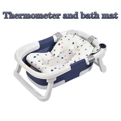 Real-time Temperature Silicone Baby Take A Bath Bathtub