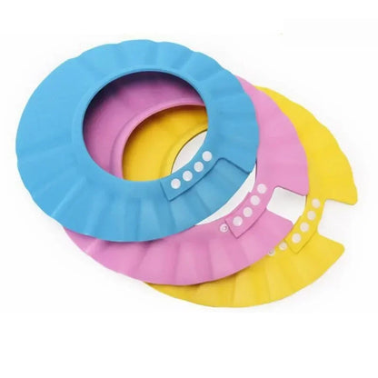 Safe Baby Shower Cap Bath Protection Soft Cap Hat for Baby