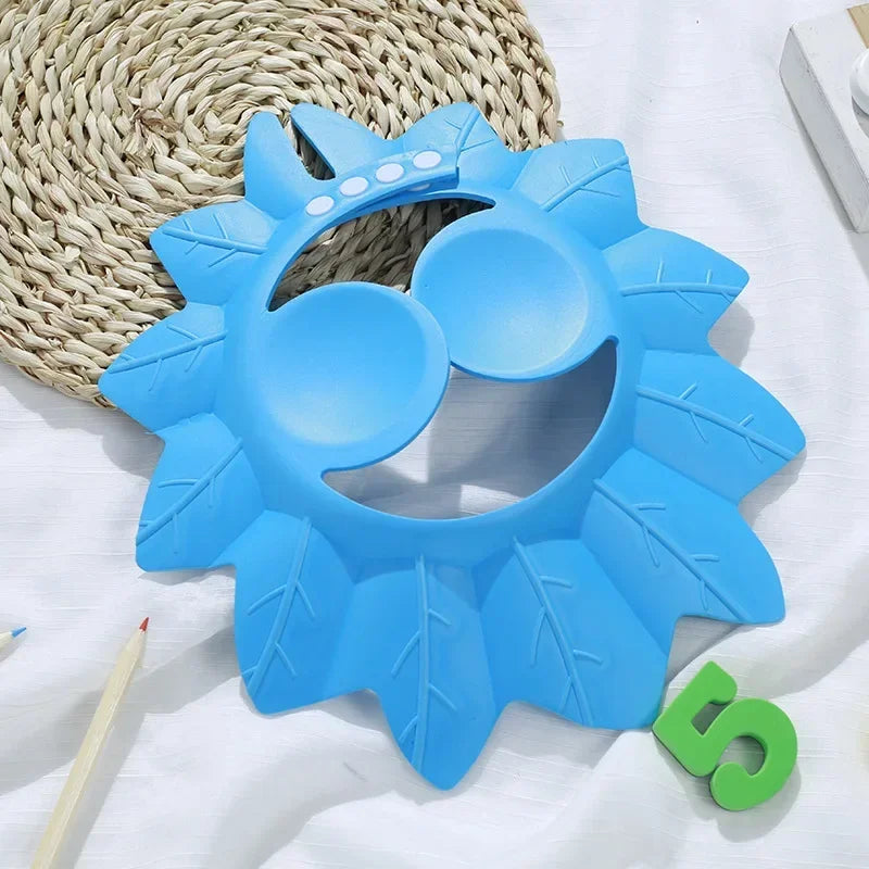 Safe Baby Shower Cap Bath Protection Soft Cap Hat for Baby