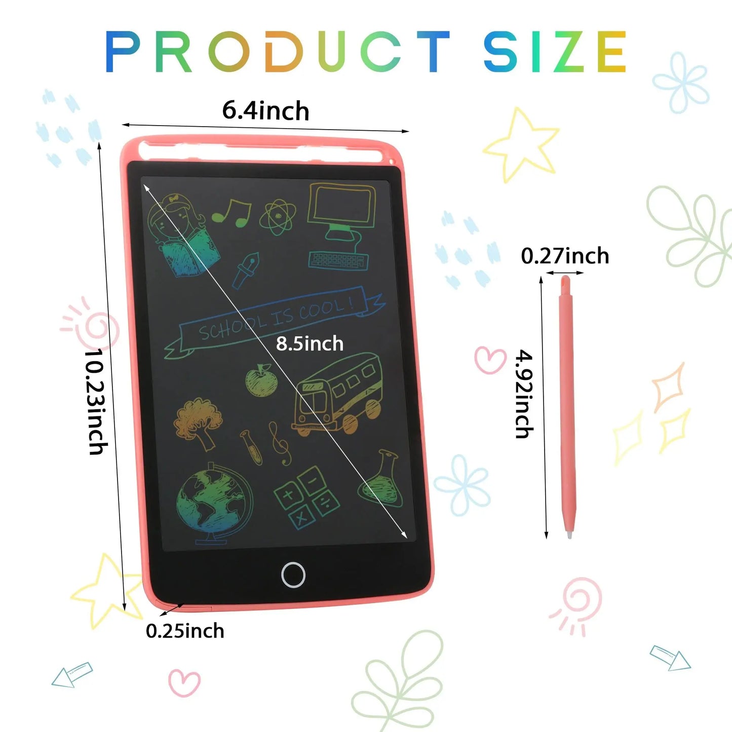 8.5/10/12inch Efes Electronic Drawing Board Toys For