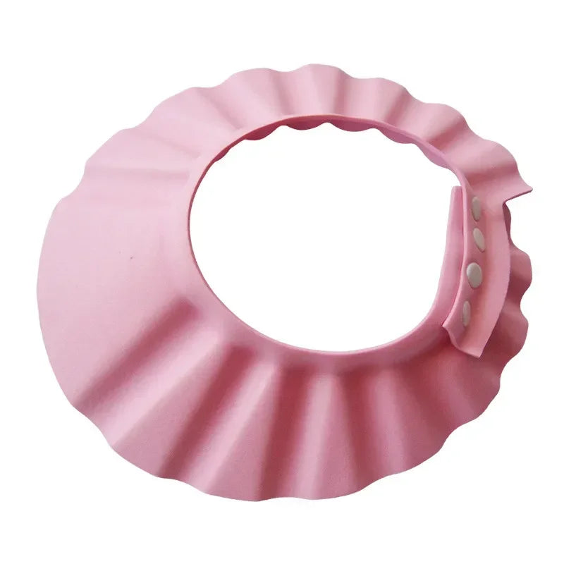 Safe Baby Shower Cap Bath Protection Soft Cap Hat for Baby