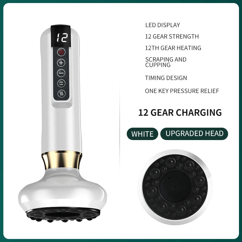 Electric Cupping Massager Vacuum Suction Cup GuaSha