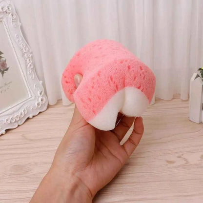 1/3PcsSoft Bath Sponge Body Scrub Bast Wisp Massage