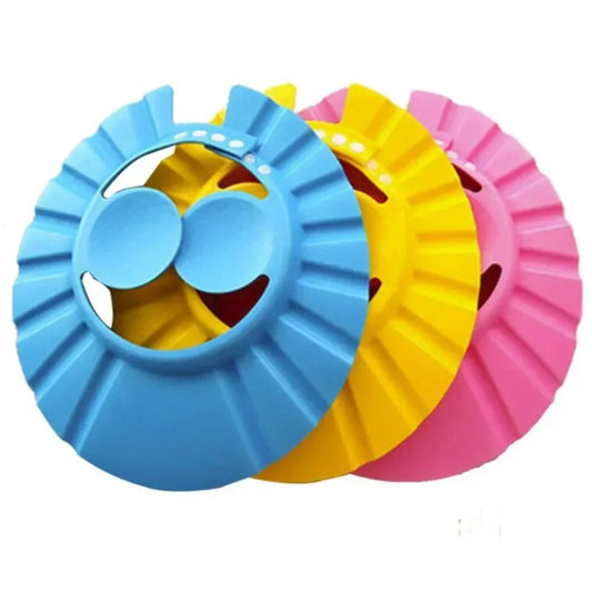 Safe Baby Shower Cap Bath Protection Soft Cap Hat for Baby