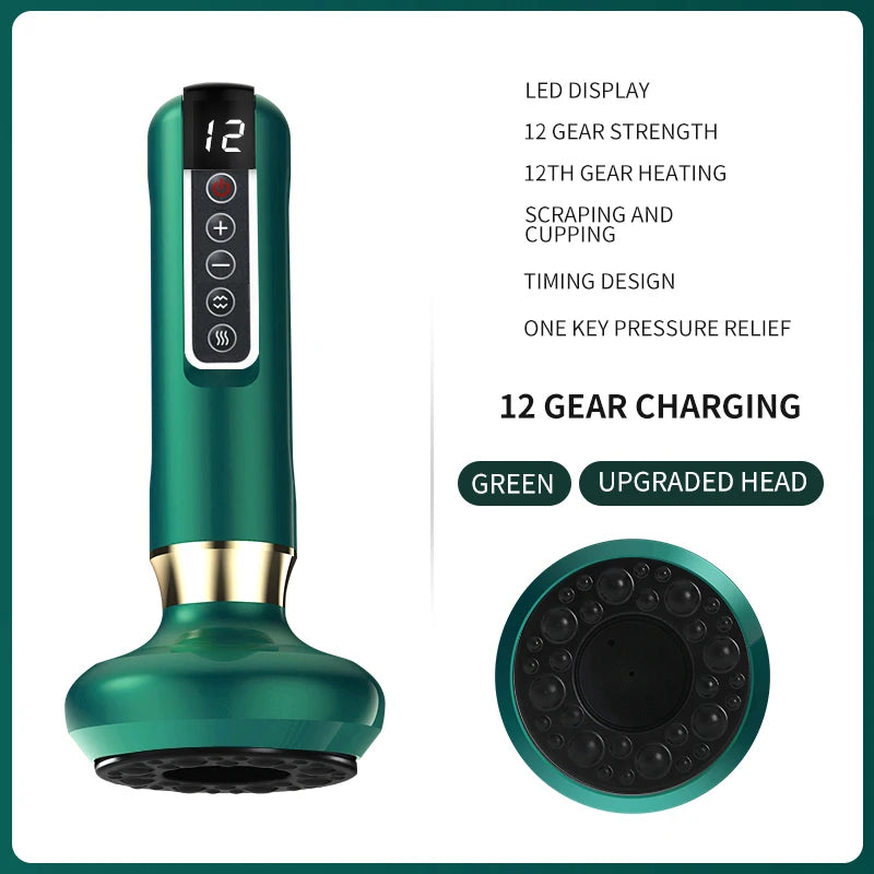 Electric Cupping Massager Vacuum Suction Cup GuaSha