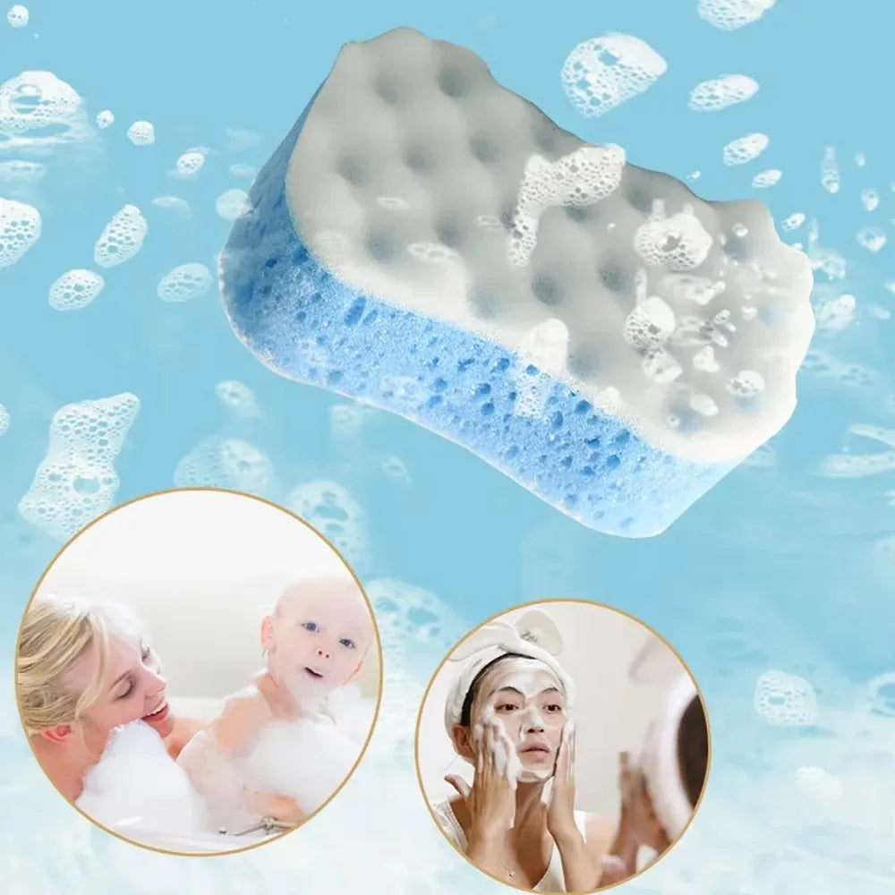 1/3PcsSoft Bath Sponge Body Scrub Bast Wisp Massage